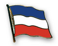 Bild der Flagge "Flaggen-Pin Serbien und Montenegro"