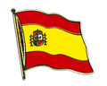 Bild der Flagge "Flaggen-Pin Spanien mit Wappen"