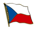 Bild der Flagge "Flaggen-Pin Tschechische Republik"