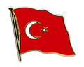 Bild der Flagge "Flaggen-Pin Türkei"