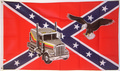 Bild der Flagge "Flagge Südstaaten mit Truck und Adler (150 x 90 cm)"