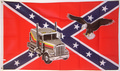 Flagge Sdstaaten mit Truck und Adler
 (150 x 90 cm) kaufen bestellen Shop