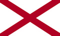 Bild der Flagge "USA - Bundesstaat Alabama (150 x 90 cm)"