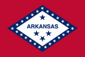 Bild der Flagge "USA - Bundesstaat Arkansas (150 x 90 cm)"