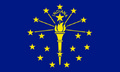 Bild der Flagge "USA - Bundesstaat Indiana (150 x 90 cm)"