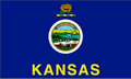 Flagge USA - Bundesstaat Kansas (150 x 90 cm) kaufen