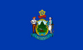 Bild der Flagge "USA - Bundesstaat Maine (150 x 90 cm)"