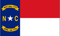 Bild der Flagge "Flagge USA - Bundesstaat North-Carolina (150 x 90 cm)"