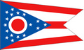 Bild der Flagge "Flagge USA - Bundesstaat Ohio (150 x 90 cm)"