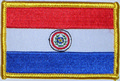 Aufnäher Flagge Paraguay
 (8,5 x 5,5 cm) kaufen bestellen Shop