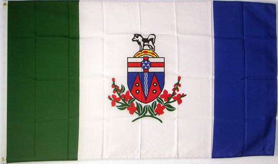 Bild von Kanada - Yukon-Territorium-Fahne Kanada - Yukon-Territorium-Flagge im Fahnenshop bestellen