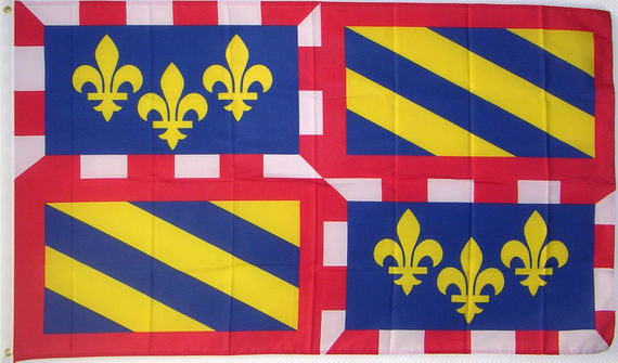 Bild von Flagge von Burgund-Fahne Flagge von Burgund-Flagge im Fahnenshop bestellen