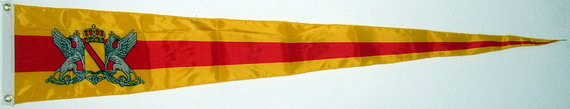 Bild von Wimpel Großherzogtum Baden  (150 x 30 cm)-Fahne Wimpel Großherzogtum Baden  (150 x 30 cm)-Flagge im Fahnenshop bestellen