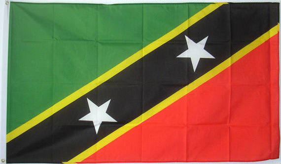 Bild von Flagge St. Kitts und Nevis-Fahne St. Kitts und Nevis-Flagge im Fahnenshop bestellen