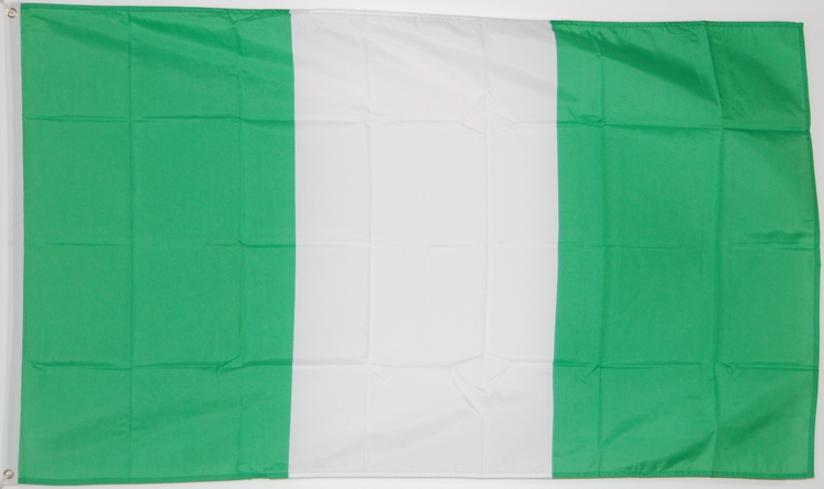 Bild von Flagge Nigeria-Fahne Nigeria-Flagge im Fahnenshop bestellen