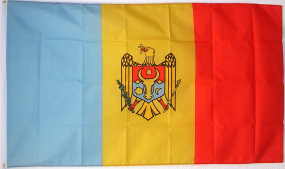 Bild von Flagge Moldau / Moldawien-Fahne Moldau / Moldawien-Flagge im Fahnenshop bestellen