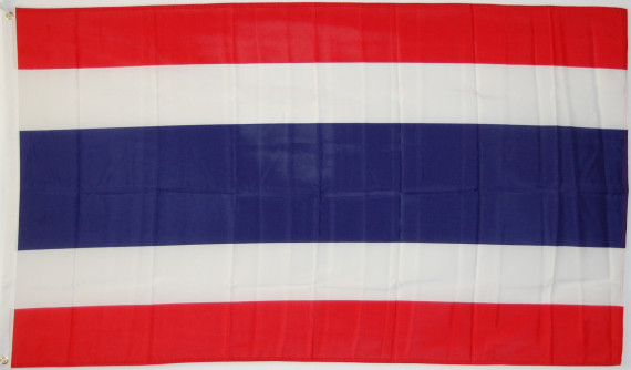 Tischflagge Thailand mit Wappen Tischfahne Fahne Flagge 10 x 15 cm 