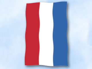 Bild von Flagge Niederlande  im Hochformat (Glanzpolyester)-Fahne Flagge Niederlande  im Hochformat (Glanzpolyester)-Flagge im Fahnenshop bestellen