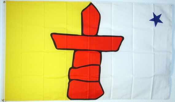 Bild von Kanada - Nunavut-Territorium-Fahne Kanada - Nunavut-Territorium-Flagge im Fahnenshop bestellen