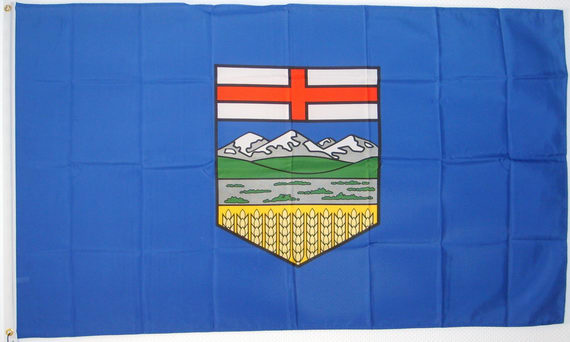 Bild von Kanada - Provinz Alberta-Fahne Kanada - Provinz Alberta-Flagge im Fahnenshop bestellen