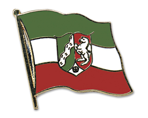 Bild von Flaggen-Pin Nordrhein-Westfalen-Fahne Flaggen-Pin Nordrhein-Westfalen-Flagge im Fahnenshop bestellen
