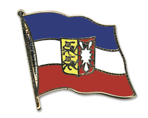 Bild von Flaggen-Pin Schleswig-Holstein-Fahne Flaggen-Pin Schleswig-Holstein-Flagge im Fahnenshop bestellen