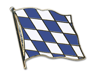 Oberbayern Flaggenpin,Flag,Flagge,Bayern,Pin,Badge 