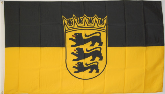 Bild von Landesfahne Baden-Württemberg-Fahne Landesfahne Baden-Württemberg-Flagge im Fahnenshop bestellen