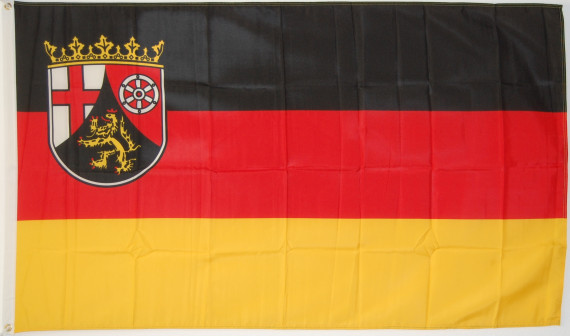Bild von Landesfahne Rheinland-Pfalz (90 x 60 cm)-Fahne Landesfahne Rheinland-Pfalz (90 x 60 cm)-Flagge im Fahnenshop bestellen