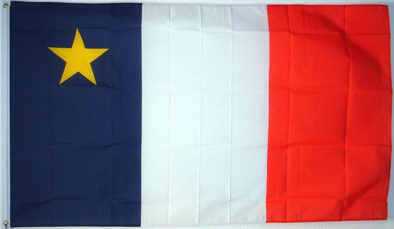 Bild von Kanada - Region Acadia-Fahne Kanada - Region Acadia-Flagge im Fahnenshop bestellen