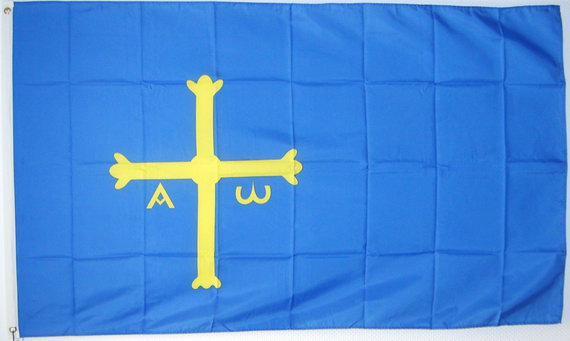 Bild von Flagge von Asturien-Fahne Flagge von Asturien-Flagge im Fahnenshop bestellen