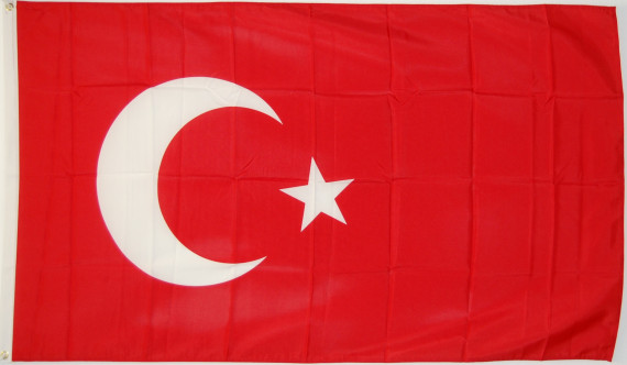 Bild von Flagge Türkei-Fahne Türkei-Flagge im Fahnenshop bestellen