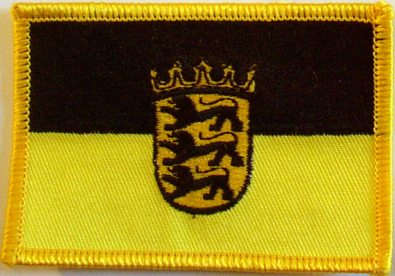 Bild von Aufnäher Flagge Baden-Württemberg-Fahne Aufnäher Flagge Baden-Württemberg-Flagge im Fahnenshop bestellen