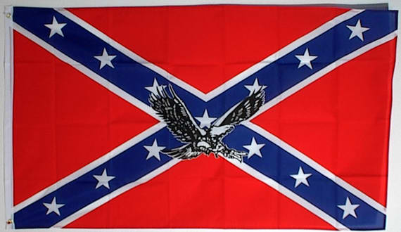 Bild von Flagge Südstaaten mit Adler-Fahne Flagge Südstaaten mit Adler-Flagge im Fahnenshop bestellen