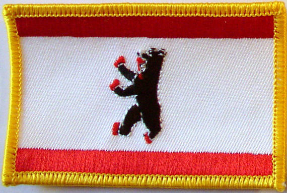 Bild von Aufnäher Flagge Berlin-Fahne Aufnäher Flagge Berlin-Flagge im Fahnenshop bestellen
