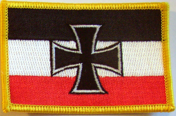 Bild von Aufnäher Gösch-Fahne Aufnäher Gösch-Flagge im Fahnenshop bestellen