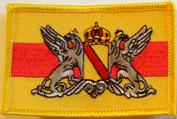 Bild von Aufnäher Großherzogtum Baden-Fahne Aufnäher Großherzogtum Baden-Flagge im Fahnenshop bestellen