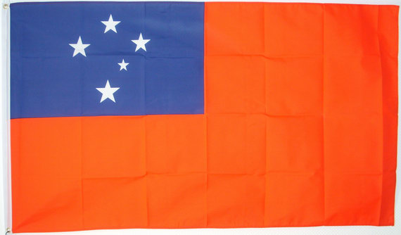 Bild von Flagge Samoa, Inselstaat-Fahne Samoa, Inselstaat-Flagge im Fahnenshop bestellen