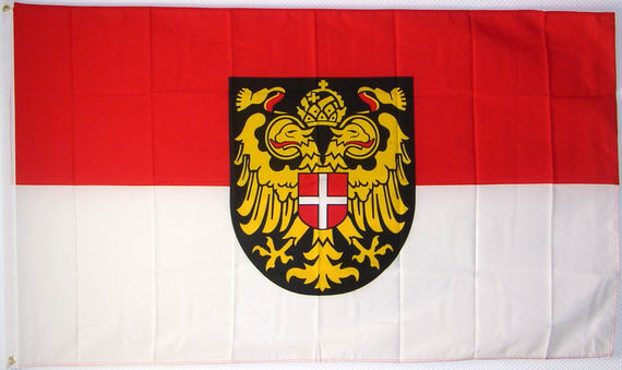 Bild von Flagge von Wien (1934-1945)-Fahne Flagge von Wien (1934-1945)-Flagge im Fahnenshop bestellen