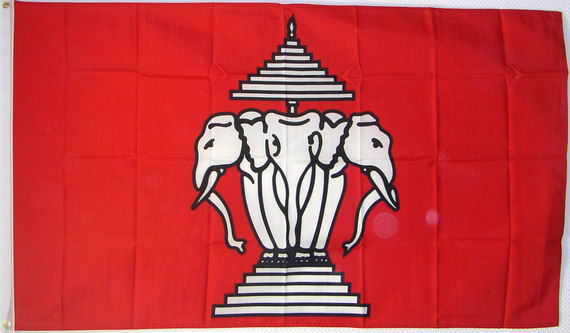 Bild von Flagge Laos (1952-1975)-Fahne Laos (1952-1975)-Flagge im Fahnenshop bestellen