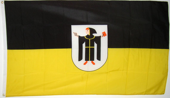 Bild von Fahne von München mit Wappen  (Münchner Kindl)-Fahne Fahne von München mit Wappen  (Münchner Kindl)-Flagge im Fahnenshop bestellen