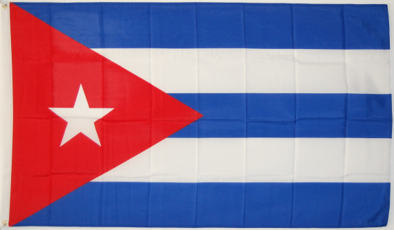 Bild von Flagge Kuba (90 x 60 cm)-Fahne Kuba (90 x 60 cm)-Flagge im Fahnenshop bestellen
