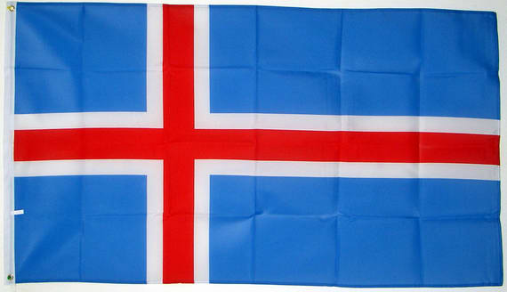 Flagge Island (90 x 60 cm)-Fahne Island (90 x 60 cm)-Flagge im