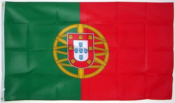 Bild von Flagge Portugal (250 x 150 cm)-Fahne Portugal (250 x 150 cm)-Flagge im Fahnenshop bestellen