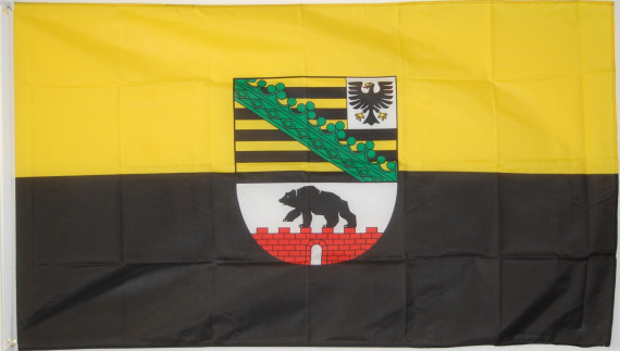 Bild von Landesfahne Sachsen-Anhalt-Fahne Landesfahne Sachsen-Anhalt-Flagge im Fahnenshop bestellen