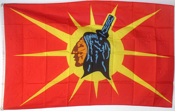 Bild von Flagge der Mohawk Indianer-Fahne Flagge der Mohawk Indianer-Flagge im Fahnenshop bestellen