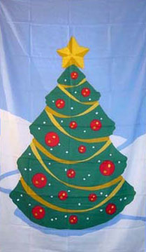 Bild von Banner Weihnachtsbaum  (90 x 150 cm)-Fahne Banner Weihnachtsbaum  (90 x 150 cm)-Flagge im Fahnenshop bestellen