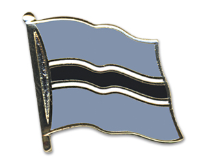 Bild von Flaggen-Pin Botsuana-Fahne Flaggen-Pin Botsuana-Flagge im Fahnenshop bestellen