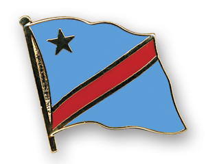 Bild von Flaggen-Pin Kongo, Demokratische Republik-Fahne Flaggen-Pin Kongo, Demokratische Republik-Flagge im Fahnenshop bestellen