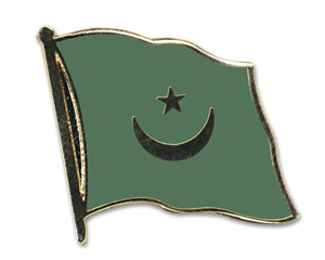 Bild von Flaggen-Pin Mauretanien-Fahne Flaggen-Pin Mauretanien-Flagge im Fahnenshop bestellen